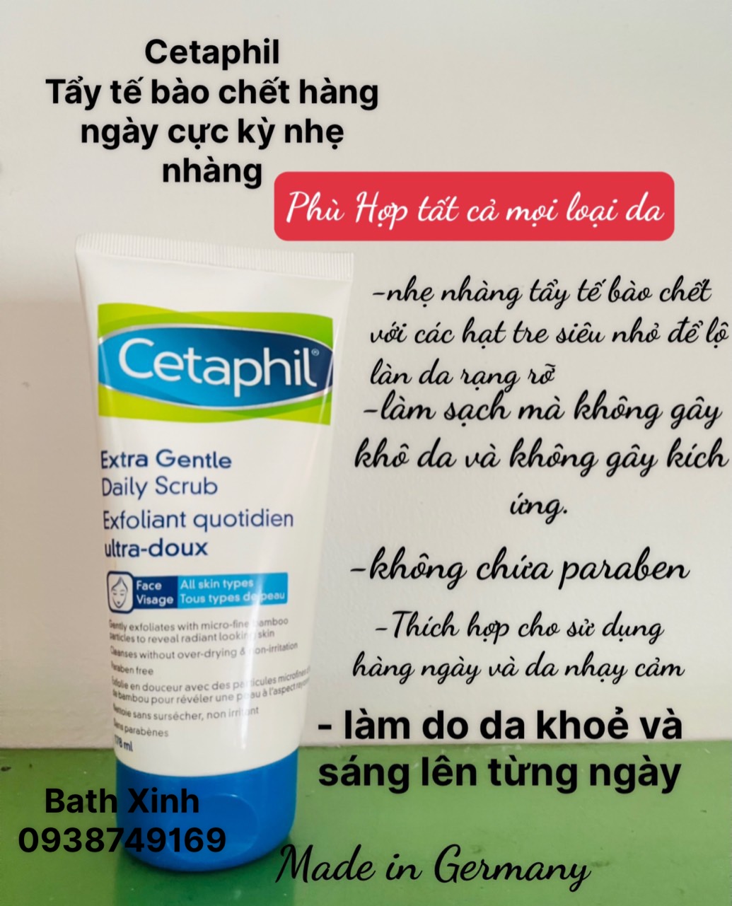 🧴🧴SỮA RỬA MẶT CETAPHIL 💚💚💚 1 lít