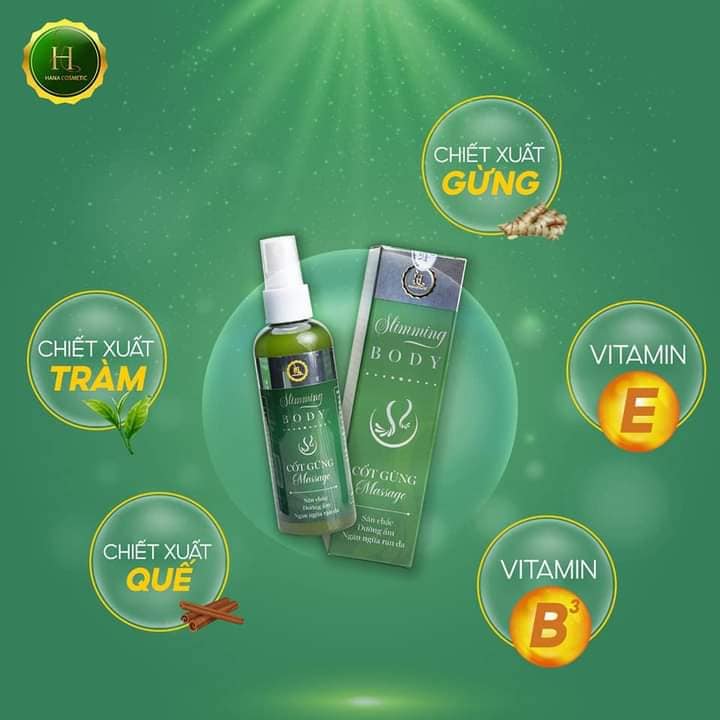 Xịt Tan mỡ Hana - Slimming body Hana