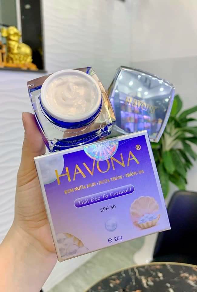 Kem Mụn Thâm Trắng Da Thải Độc Tố Corticol Havona