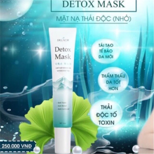 Mặt Nạ Thải Độc Da Detox Mask Dr Lacir (NHỎ)
