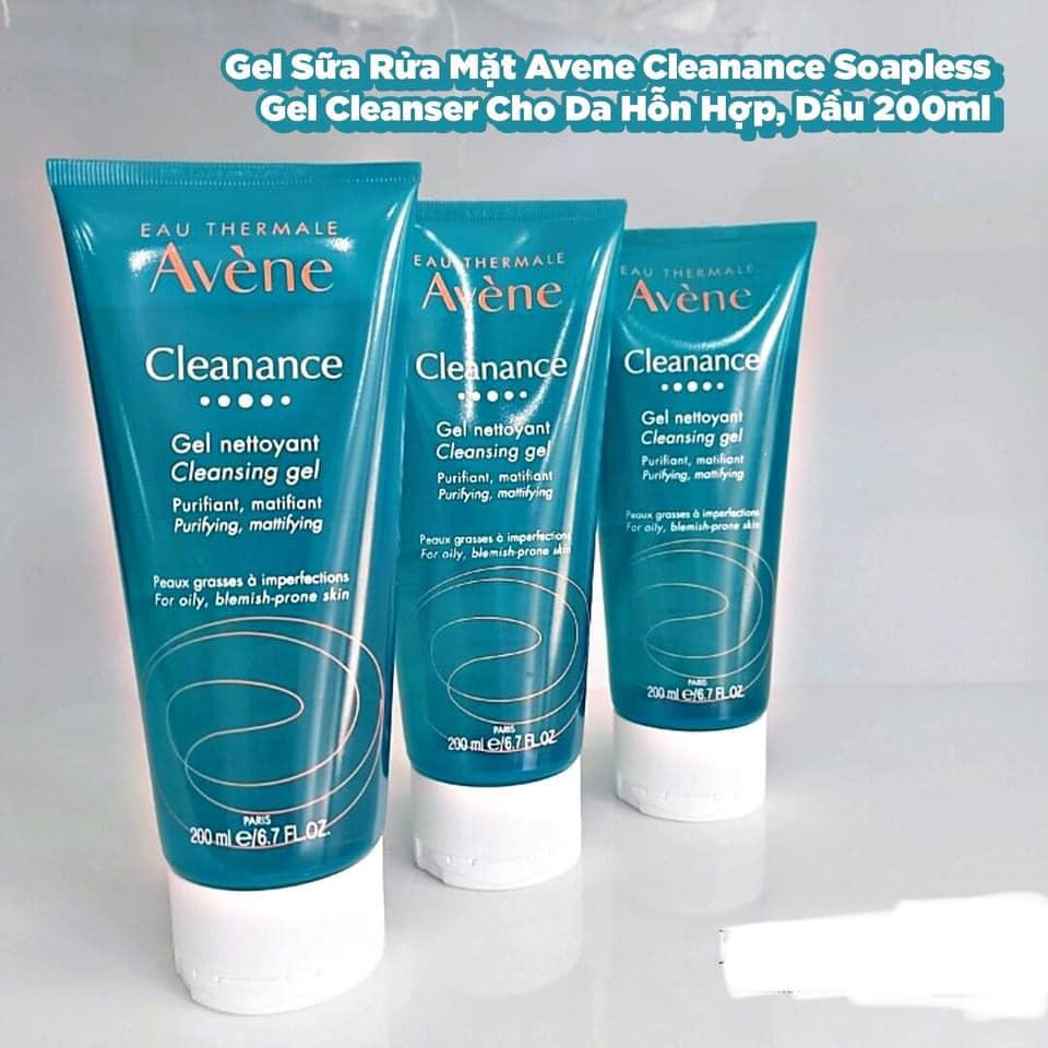 Sữa rửa mặt Avene Cleanance Pháp - Dạng tuýp - 200ml