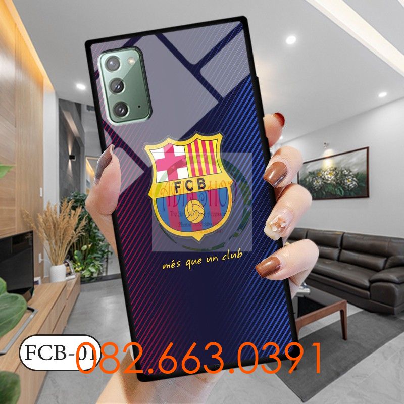 [HCM]Ốp lưng Samsung Note 20 ép kính đội bóng đá