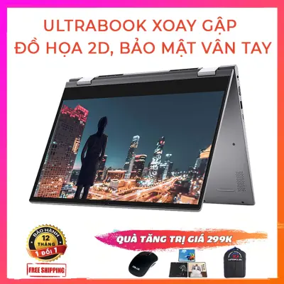 [Trả góp 0%] (New 100%) Dell Inspiron 5406,Ultrabook Xoay Gập Cảm Ứng 2-in-1, i3-1115G4, RAM 8G, SSD 256G NVMe, VGA UHD Graphics , Màn 14 HD, Touch