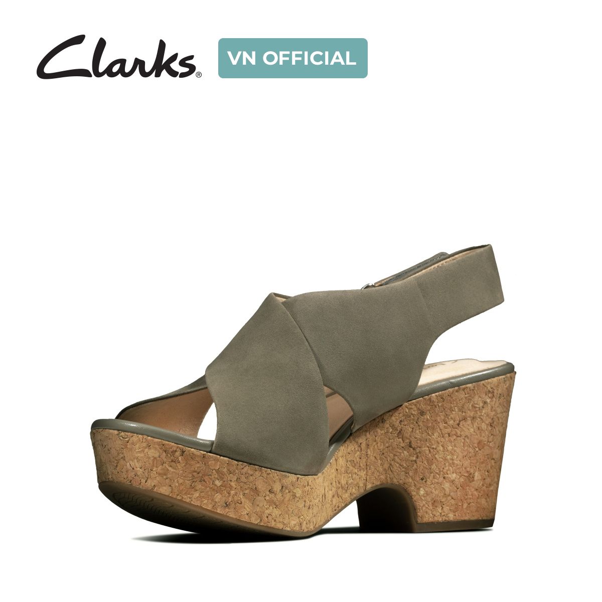 Giày Sandal Đế Xuồng Da Nữ Clarks - Maritsa Lara