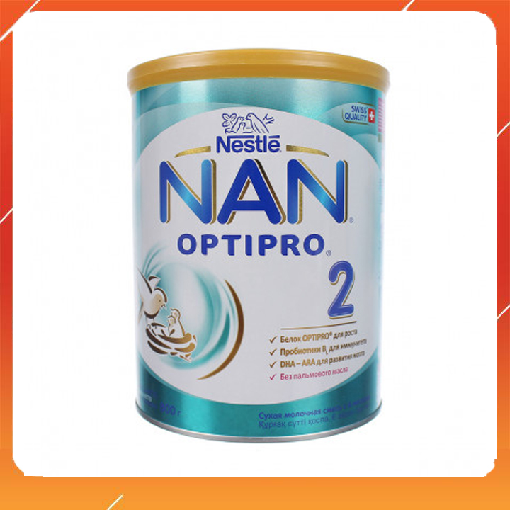 [HCM]Sữa Nan Nga HMO Optipro Nestle nội địa số 2 Lon 800g (cho bé từ 6-12 tháng tuổi)