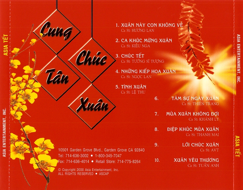 Đĩa CD Nhạc - Cung Chúc Tân Xuân