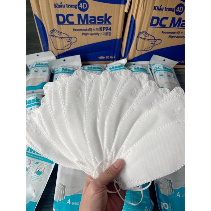 THÙNG 100c KHẨU TRANG KF94 DC Mask (màu trắng)