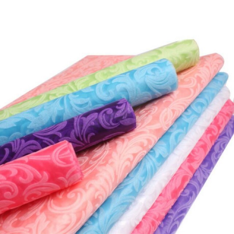 Giấy mếch sò Gấm Lụa gói hoa hàng cao cấp (Tập 20tờ)