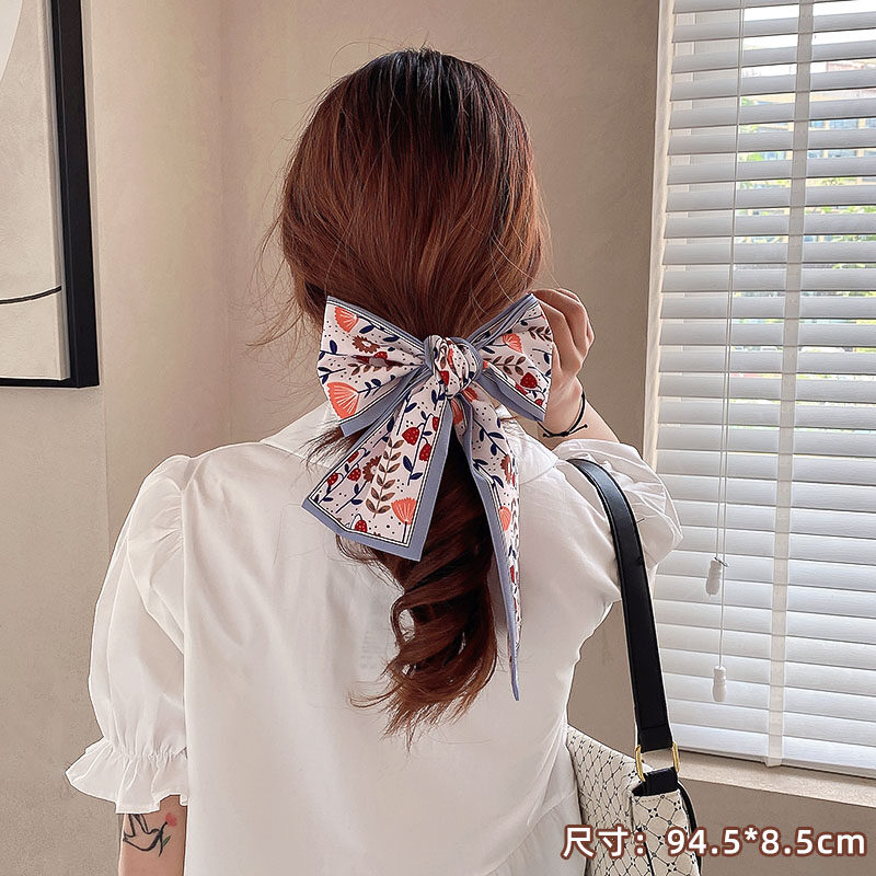 LINDREAM Dây Cột Tóc Lụa Băng Đô buộc tóc Nơ đa năng Phong Cách Hàn Quốc Cho Nữ