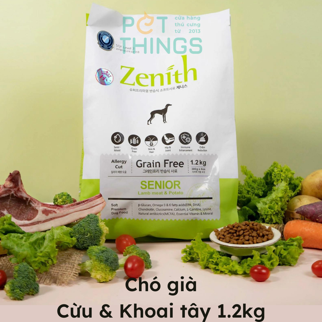 Thức ăn Hạt mềm Zenith 1.2kg / 3kg cho chó