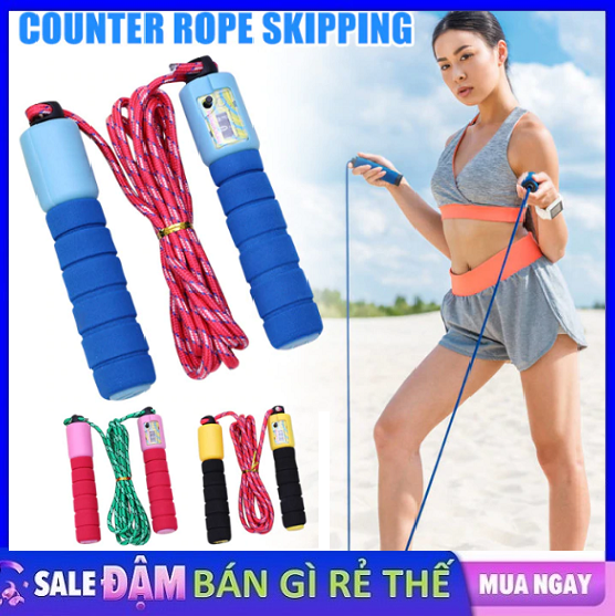 Dụng cụ nhảy dây có chức năng đếm số lượt nhảy