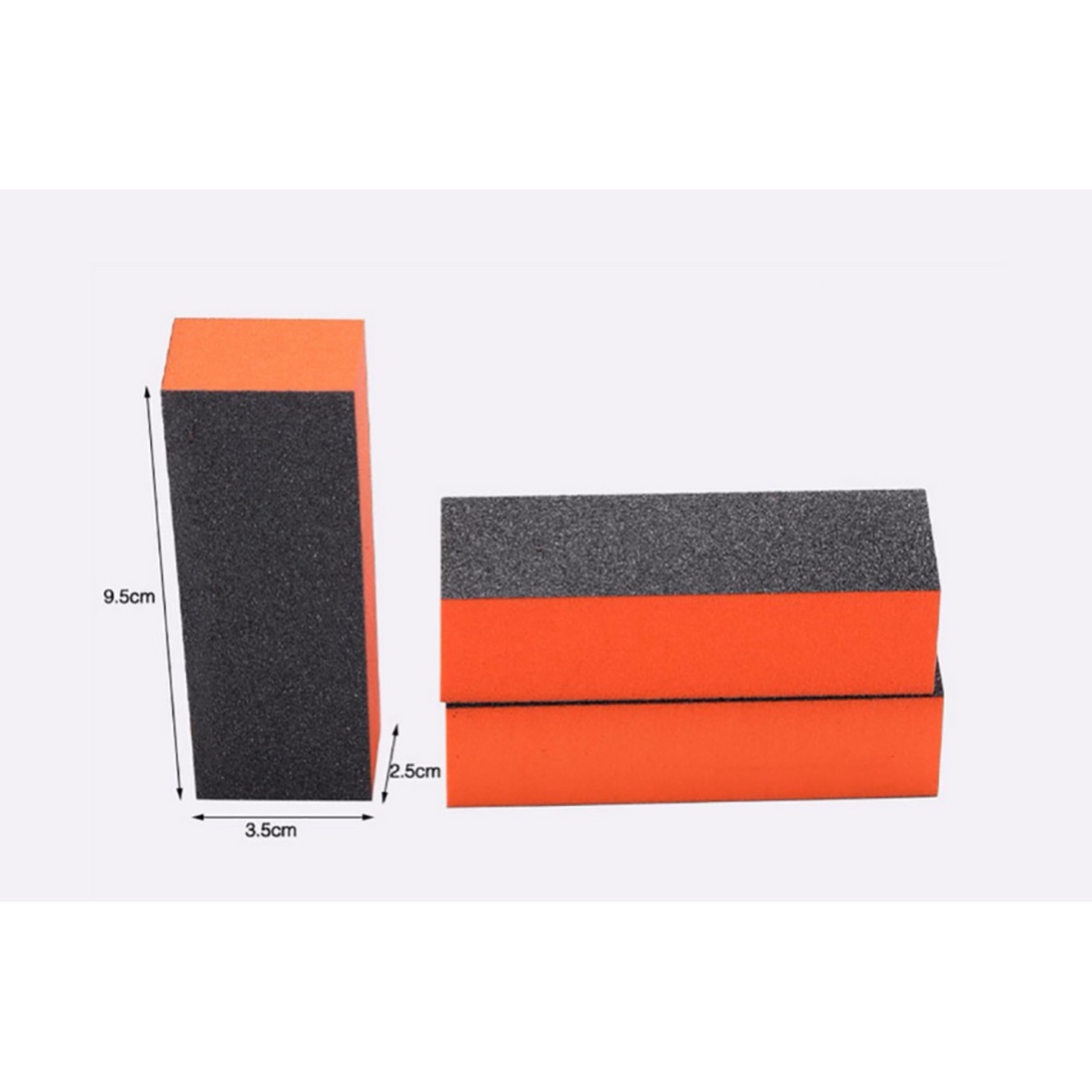 Phau Cam Chà Nhám Móng, Buffer Cam Đen Chuyên Dụng Làm Móng ,Túi 10 cái - Mini Nails