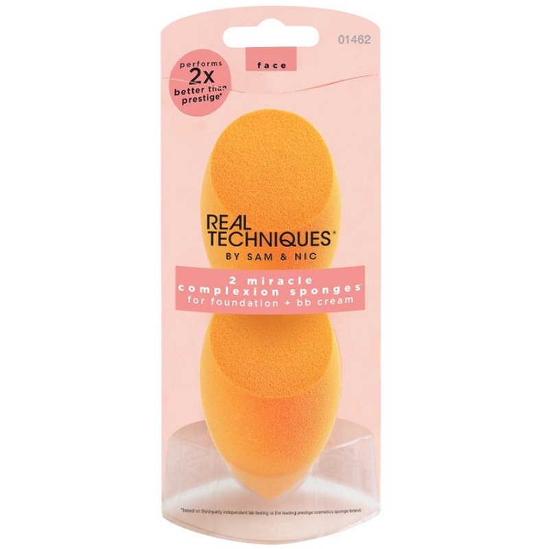 Set 2 mút trứng cam RT Real Techniques 2 Miracle Complexion Sponge