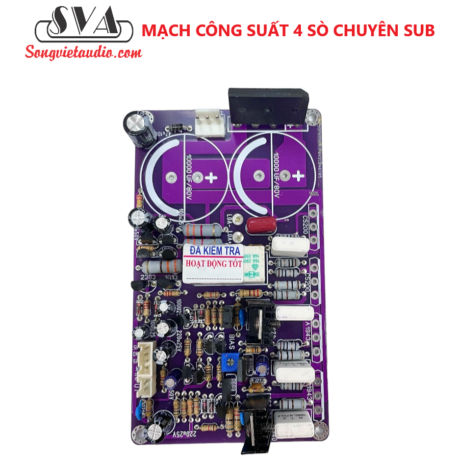 MẠCH CÔNG SUẤT 4 SÒ LIỀN NGUỒN ĐA NĂNG (1 KÊNH) - 1 MẠCH