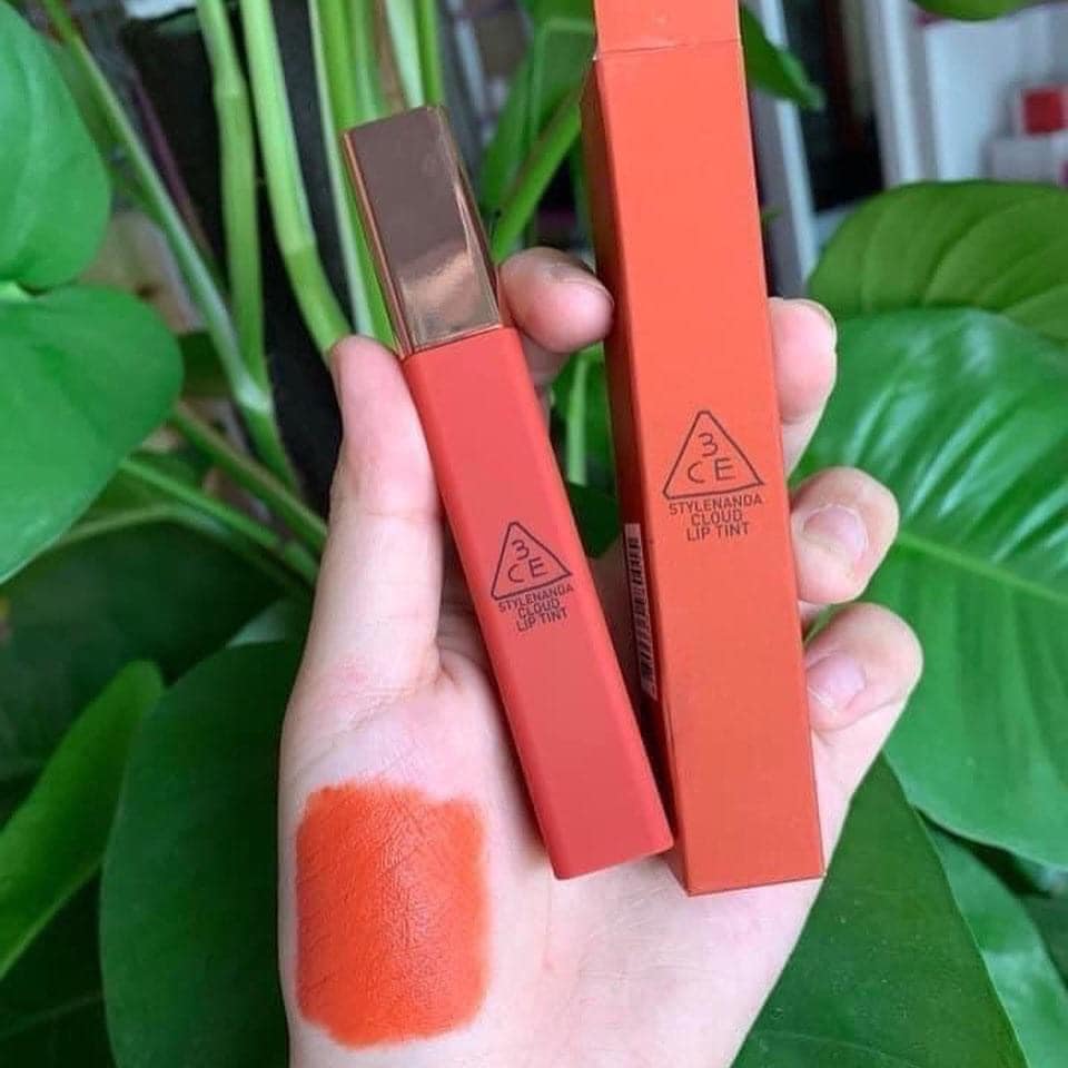 Son 3ce cloud lip tint Peach tease màu đỏ cam đào