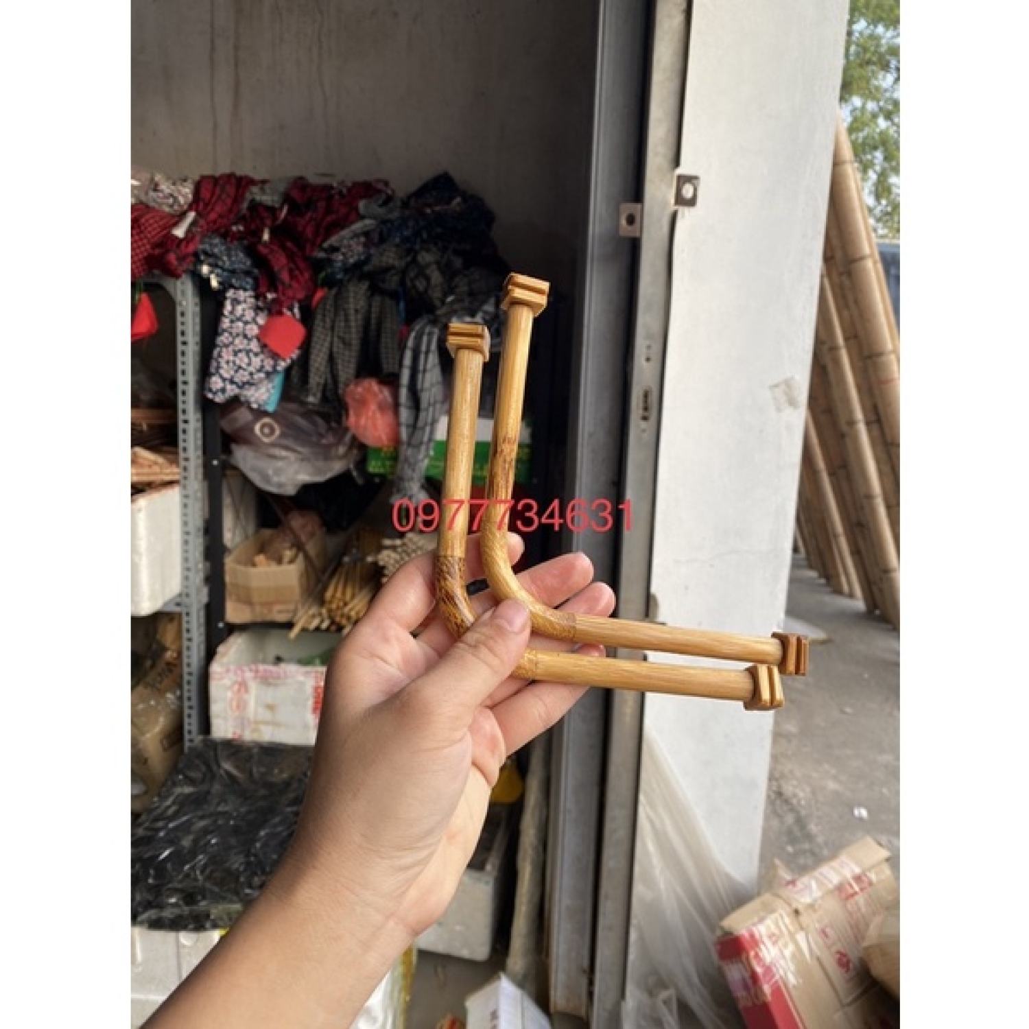 Combo 2 Cầu góc Tre Vuông Có Tai Vip, kỹ, già phụ kiện lồng chim chào mào cao cấp Kabosa