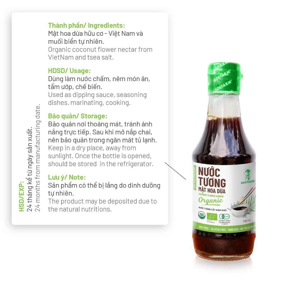 Nước Tương Mật Hoa Dừa - 200ml
