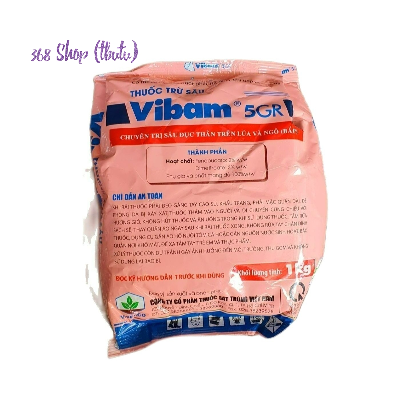 💎 Đục Thân - Đuông Dừa (túi 1kg)💖 Thuốc trừ sâu Vibam 5gr (Cực mạnh thay thế regent)