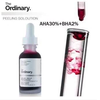 The Ordinary Peeling Solution AHA 30% - BHA 2%  Dành Cho Da Mụn Thâm 30ml