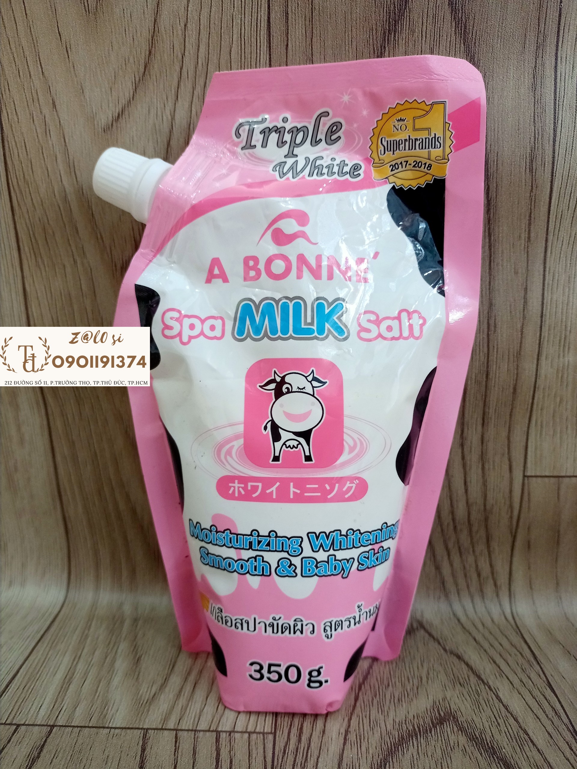 Sữa tắm muối bò