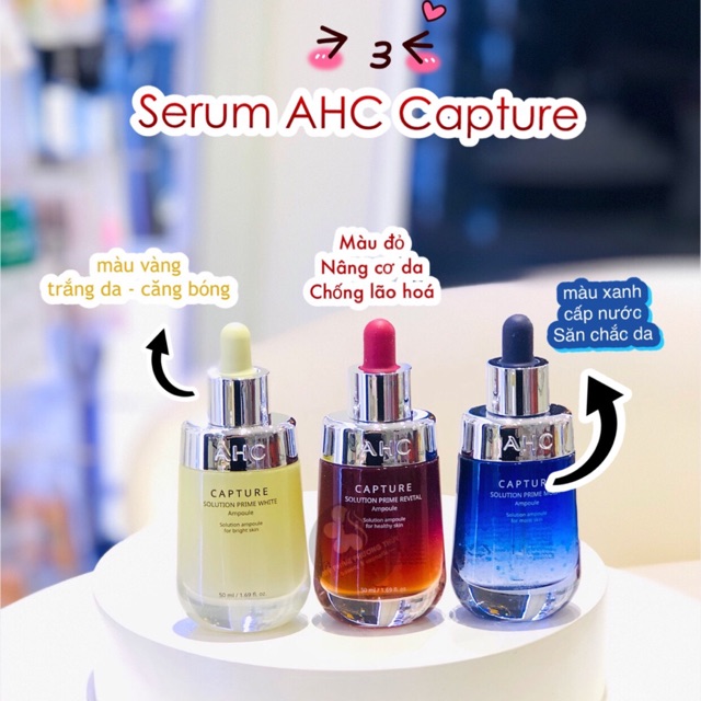 [HCM]TINH CHẤT AHC CAPTURE SOLUTION PRIME AMPOULE 50ML