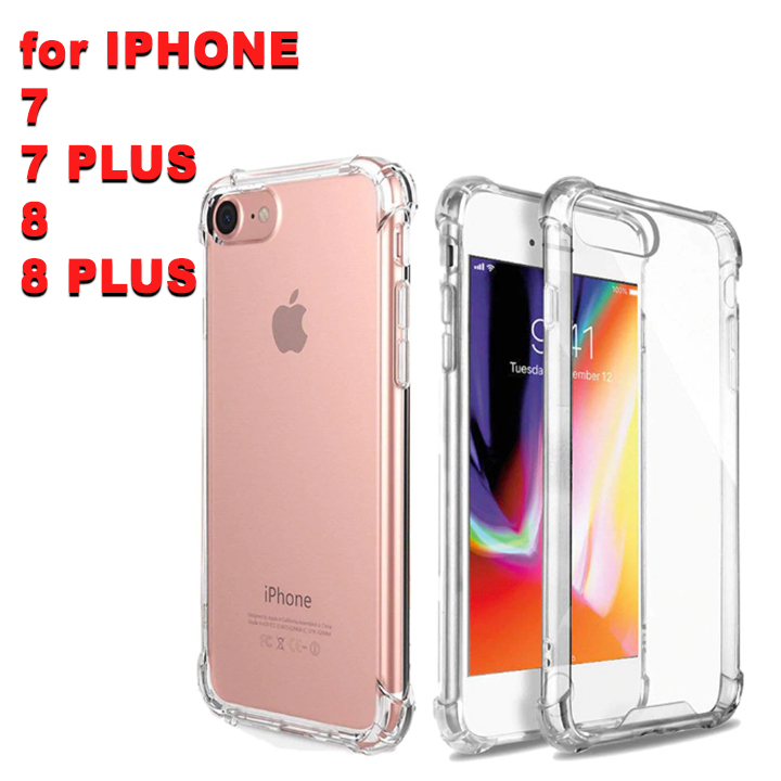 Ốp lưng chống sốc trong suốt cho IPHONE 7, 7 PLUS, 8, 8 PLUS