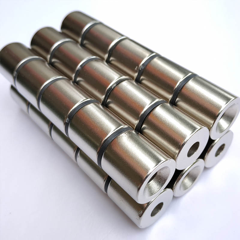 Nam châm tròn siêu mạnh 20x20mm lỗ 6mm