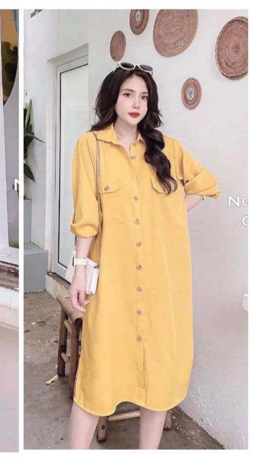 [freeshipmax] VÁY BẦU THU ĐÔNG CÔNG SỞ KẾT HỢP SAU SINH