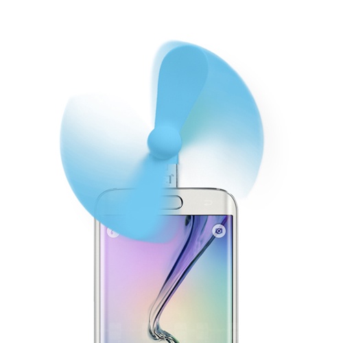 Quạt mini 2in1 gắn điện thoại