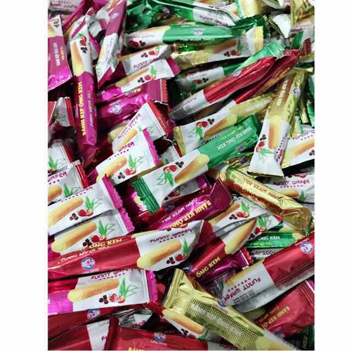 Bánh Kẹp Ống Kem 1kg - Bánh Quế