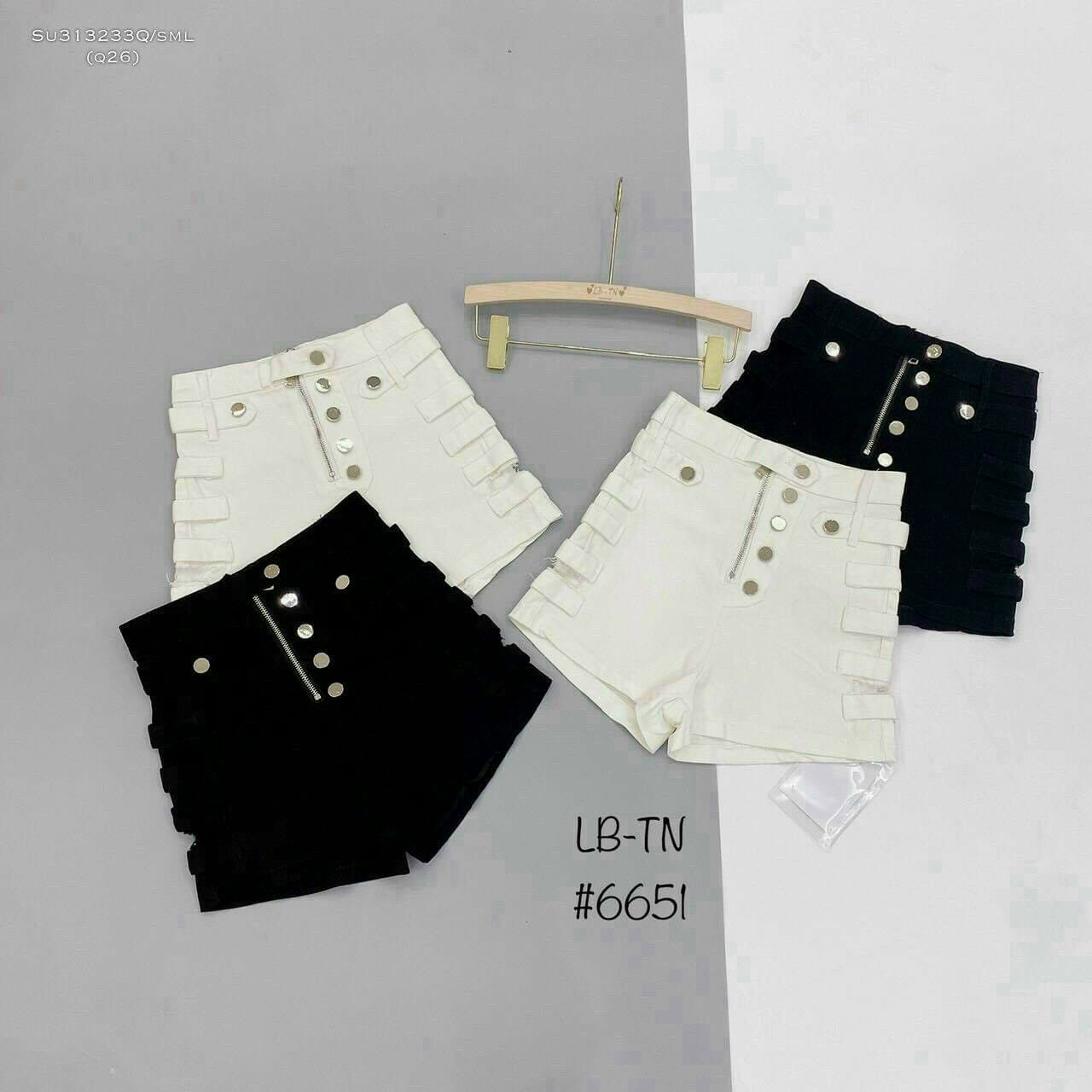(UN) QUẦN KAKI LƯNG CAO PHỐI KIỂU NÚT SIÊU LẠ, 3 SIZE