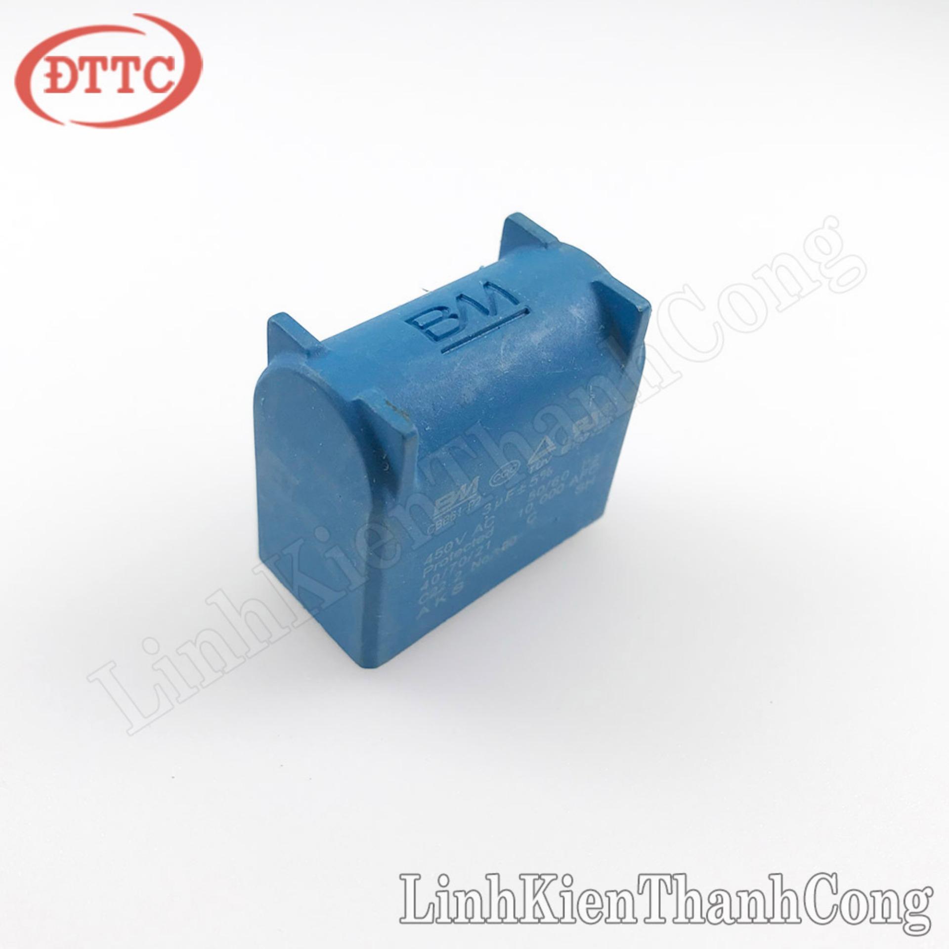 Tụ bếp từ 3uF 450V đứng