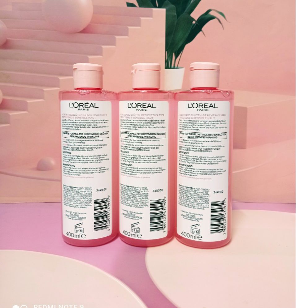 Nước hoa hồng Loreal 400ml.