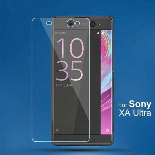 Kính cường lực trong suốt Sony Xperia XA Ultra / C6 Ultra (Kèm miếng lau)