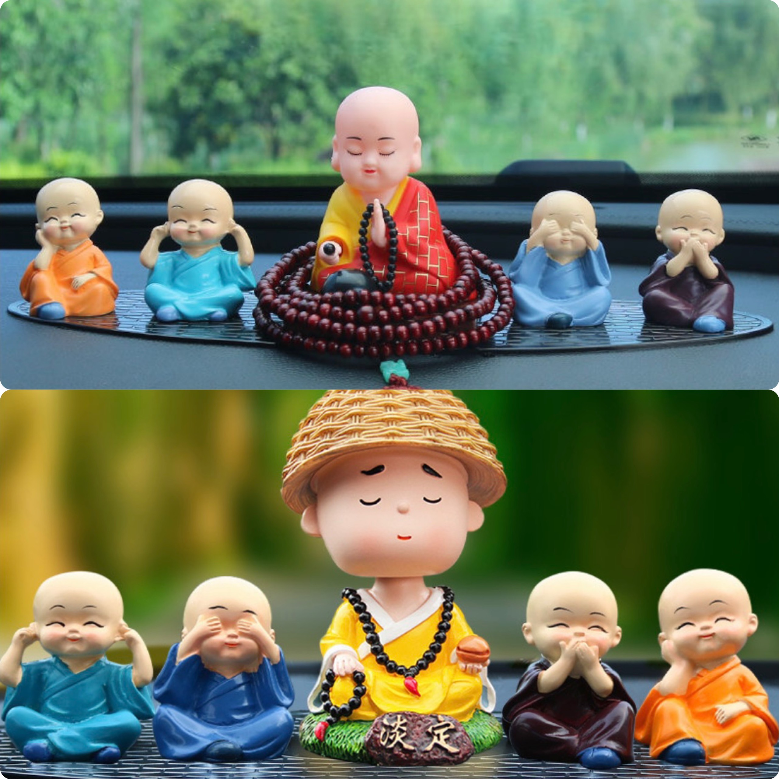 Tượng bộ tứ không đội mũ rơm,tứ tượng