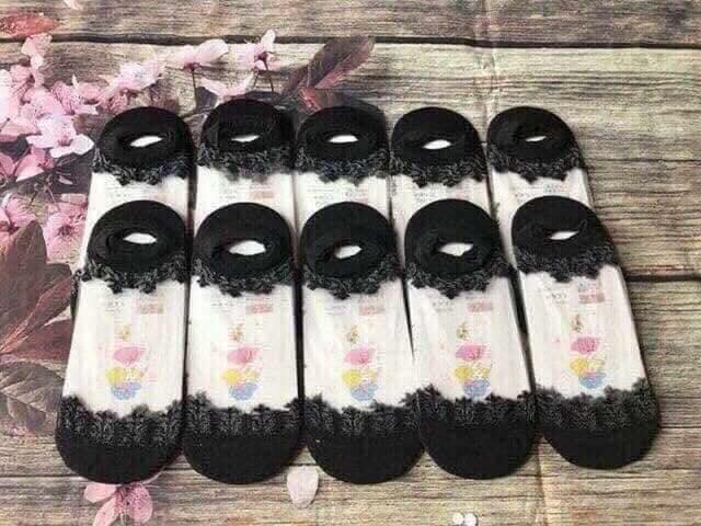 Set 10 Đôi Tất Hài Ren Công Chúa