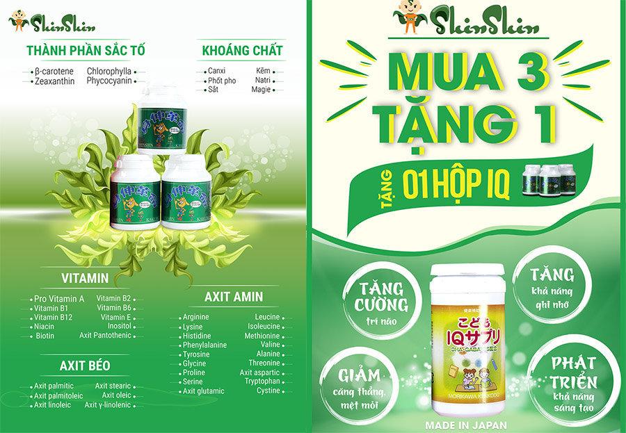 Tảo Tăng Chiều Cao ShinShin Nhật Bản