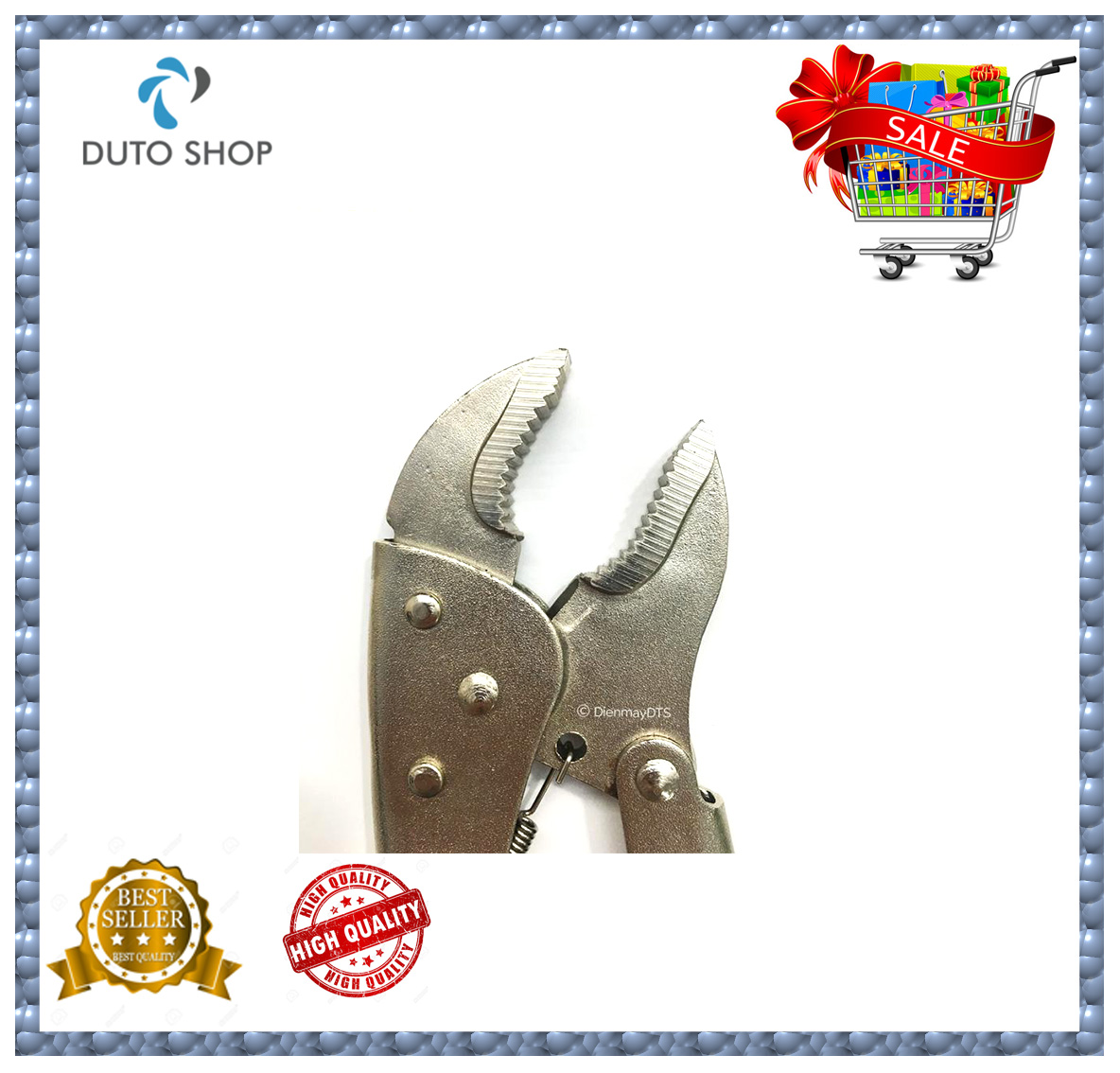 Kìm chết mỏ cong Asaki AK-8258 10 /250mm