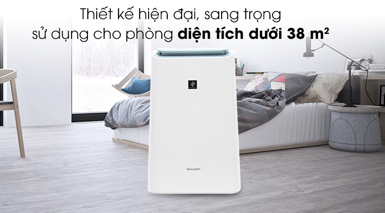 [Trả góp 0%]Máy lọc không khí và hút ẩm Sharp DW-E16FA-W (38m²/16lít) (Giá áp dụng giao tại HN, HCM& các tỉnh liên hệ shop)