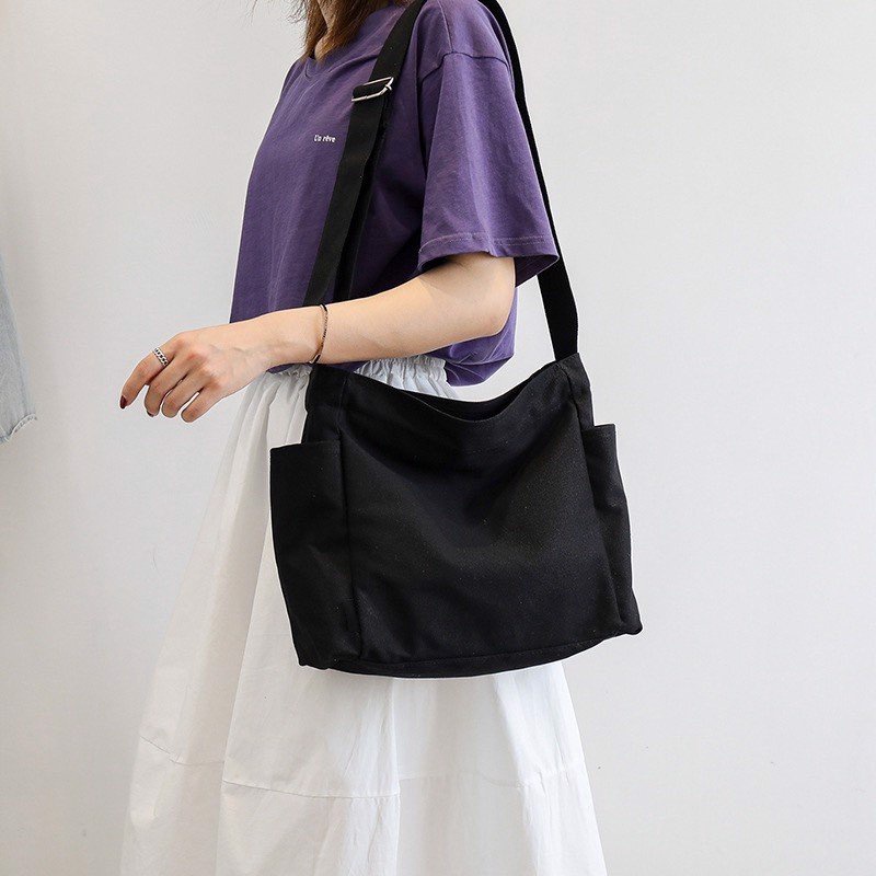 TÚI ĐEO CHÉO CANVAS THỜI TRANG HÀN QUỐC HARAS HR301