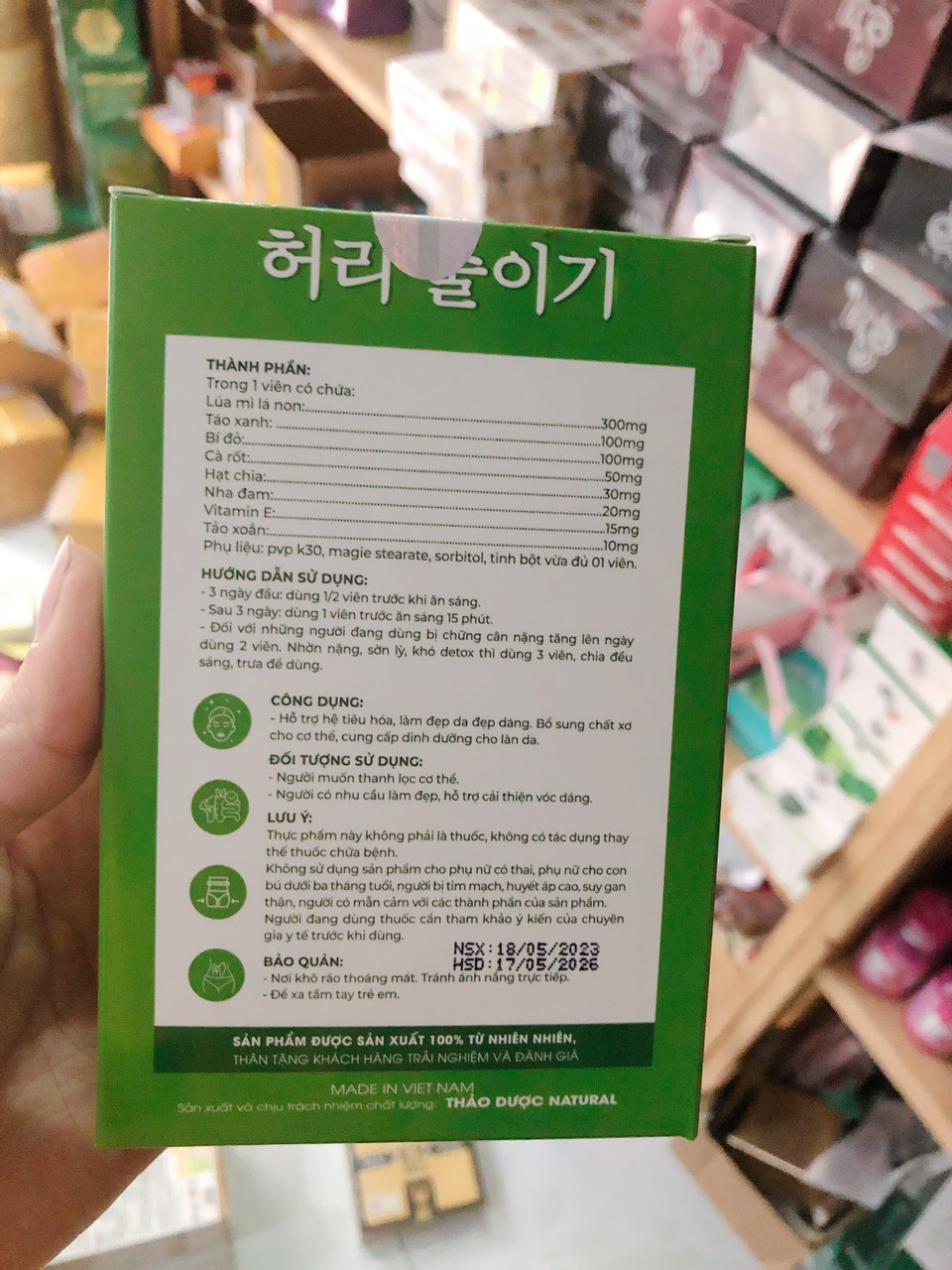 Detox Tiến Hạnh Hộp 30 Viên