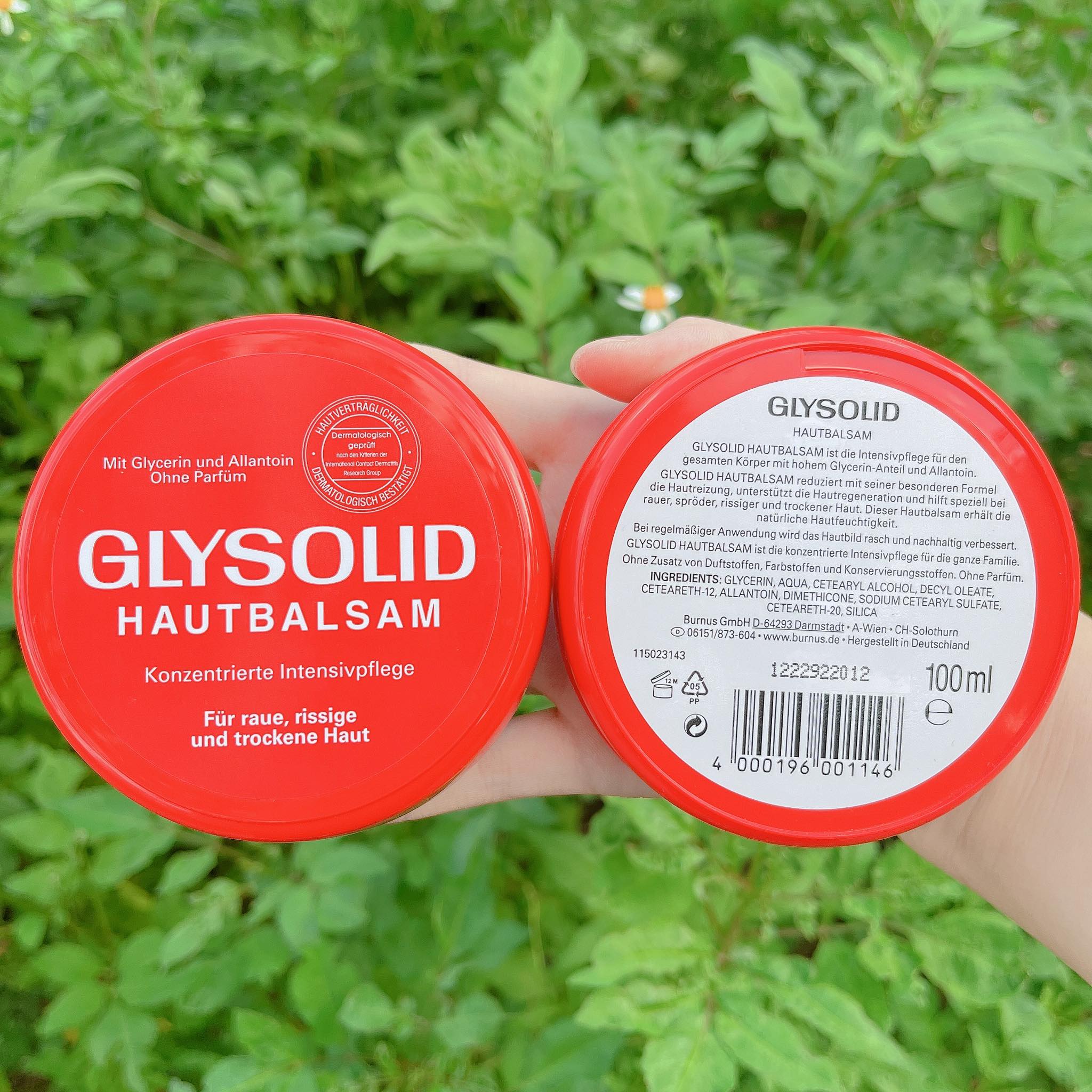 Kem Giảm Nứt Nẻ Gót Chân Glysolid Hautbalsam Đức 100ml