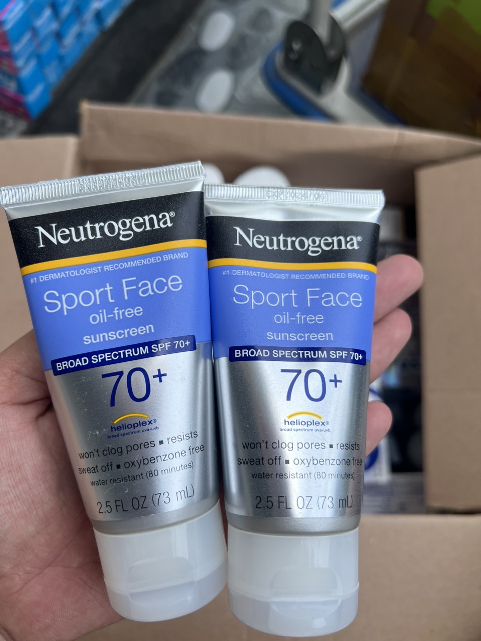 Kem chống nắng Neutrogena spf 45,55,70