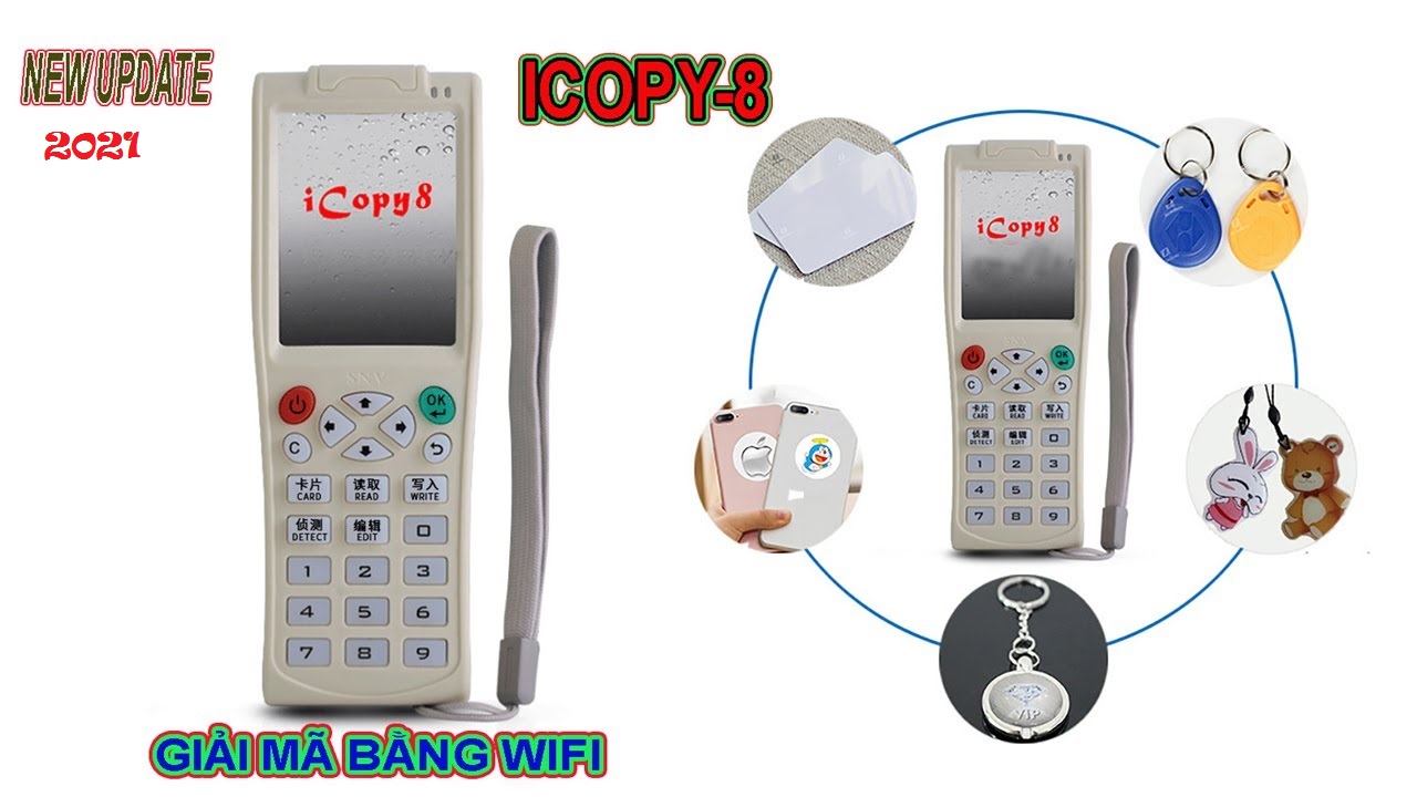 Máy Sao Chép Thẻ Từ RFID Đa Tần Số, Máy COPY Thẻ Từ Thang Máy Thẻ Xe