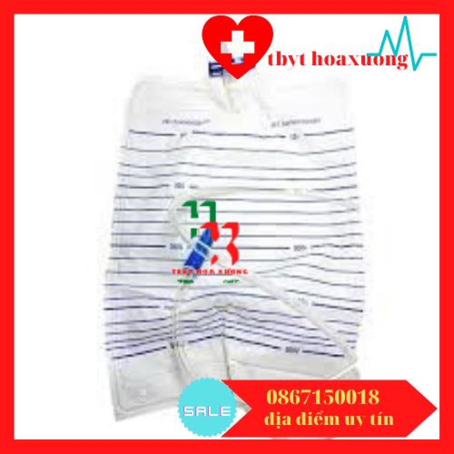 10 túi đựng nước tiểu van ngang