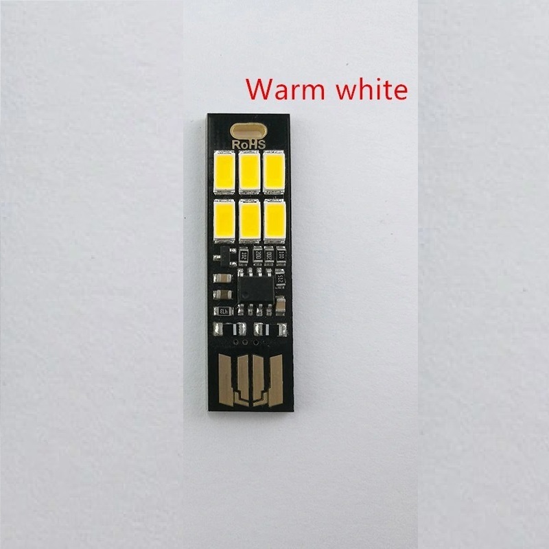 Đèn led mini 6 led cắm cổng USB cảm ứng