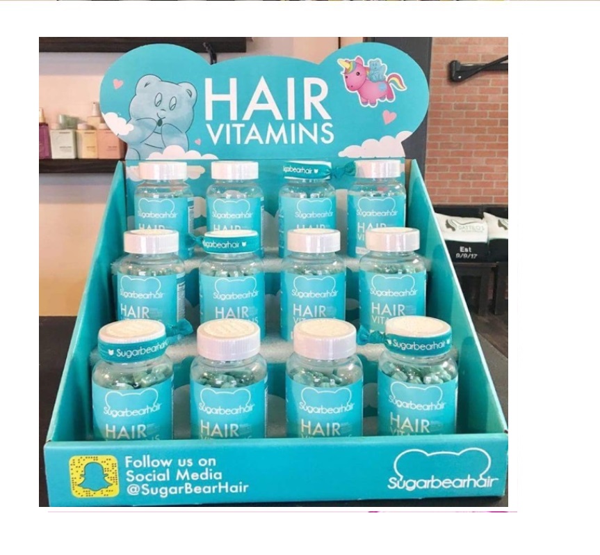 Hộp Đựng  Sugar Bear Hair 60 viên mọc tóc