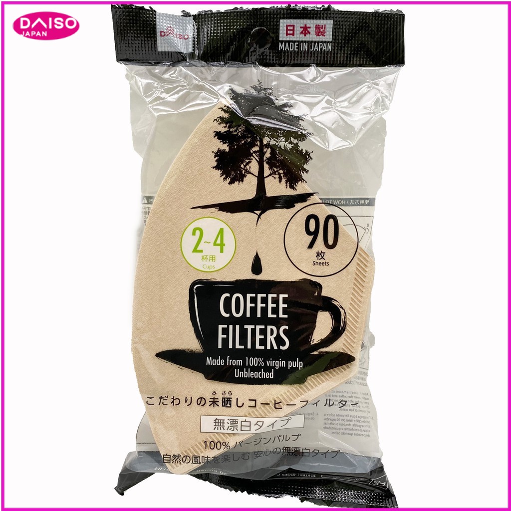 Bộ lọc cà phê 100% bột giấy nguyên chất Số lượng: 90 tờ
