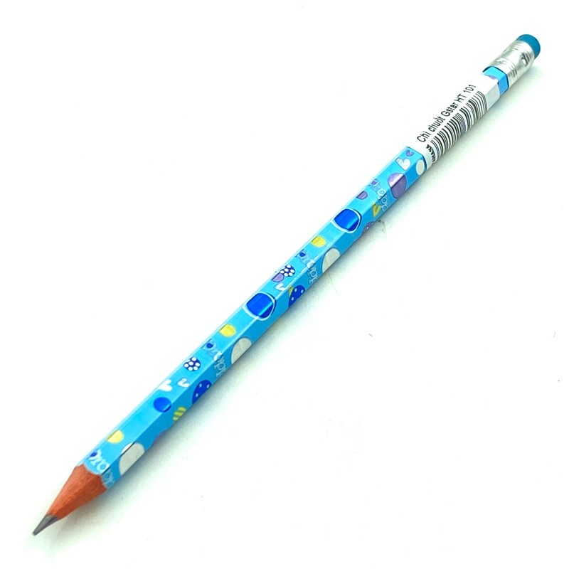 Hộp 12 cây Bút chì đen G-star HT101 2B (thân lục giác, hình thú, có gôm)