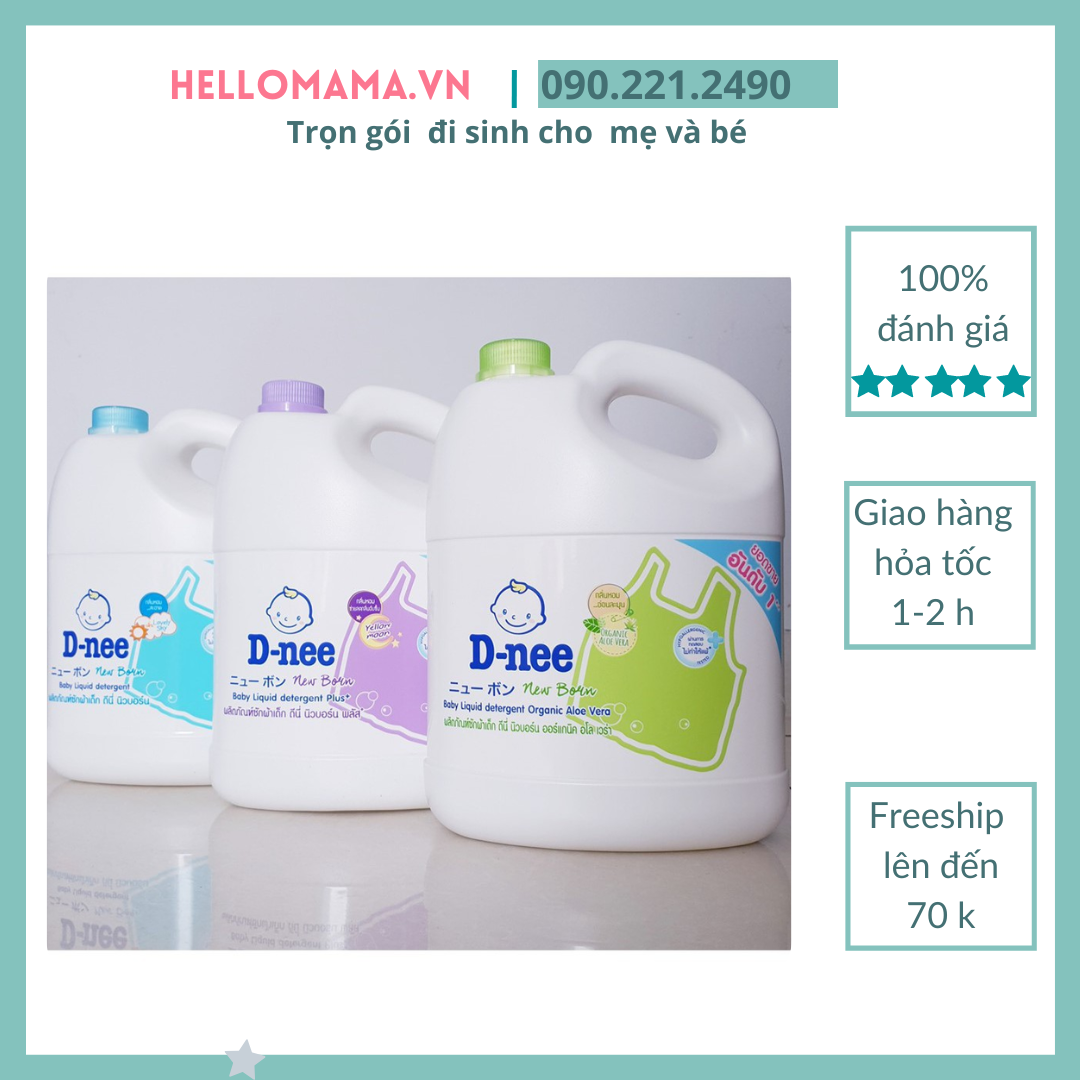 Nước giặt Dnee Thái Lan hàng chính ngạch có tem nhập khẩu